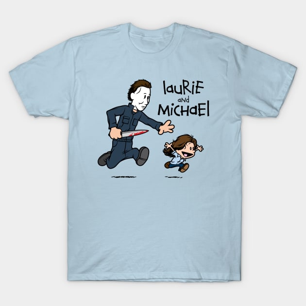 Laurie and Michael T-Shirt by mikehandyart